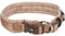 Trixie Premium Neopren-gepolsterte Halskette, extra breit, L, ethnische Motive/Karamell, 49–55 cm/25 mm