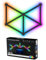 TOHETO RGB Wall Light, LED DIY Geometry Splicing Gaming Lights, Backlit Modular Wi-Fi Colour Changing Home Decor Lights Work with Alexa and Google Assistant for Game Room, Bedroom (9 Lines, Black)
