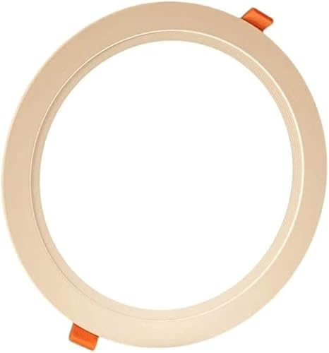 Recessed Lighting Housing Trim Kits LED Recessed Downlight Aluminum White Ceiling Spotlight Grille Panel Embedded Integrated Lamps Ceiling Lights Round Ceiling Flat HOB(Color:3000k Warm Light_15w)