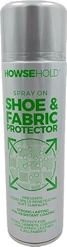 Waterproof Shoe and Fabric Protector Spray 500ml for Suede, Leather, Nubuck & Canvas - Waterproofing Spray for Outdoor Clothing - Long-Lasting Rain Stain & Water Repellent Formula Nano Protect