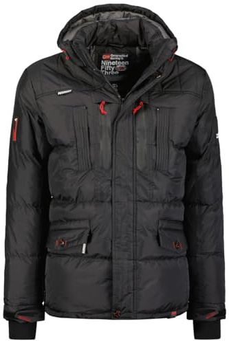 Geographical Norway Basilboli Men - Chaqueta a prueba de viento para hombre al aire libre - Chaqueta de manga larga para hombre - Abrigo lluvioso senderismo temporada primavera verano otoño invierno