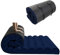 MeMoreCool Aufrollbare Bodenmatratze 200x120cm, 10cm Dick Faltbare Futon Matratze, Schwamm mit Hoher Dichte Klappmatratze, Gästematratze, Reisen, Autozelt, Navy