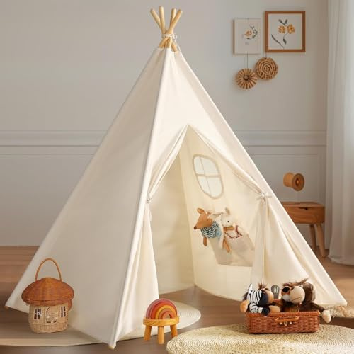 Wilwolfer Tienda Campaña Infantil: Bebe Carpa Plegable Tienda De Lona para Niños Casa De Juegos para Niños para Interior Y Exterior