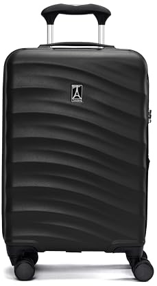 Travelpro Maxlite Air V2 Hardside Expandable Checked Luggage, 8 Spinner Wheels, Lightweight Hard Shell Suitcase, TSA lock, Black, Checked Medium 25-Inch