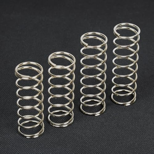 Bearing Steel Shock Absorbers Spring for ARRMA 6S 1/8 Outcast/Kraton/Notorious 1/7 Fireteam/Big Rock,Thick Wire Diameter 26MM Shock Spring Absorption Damp Upgrade ARA330507/ARA330508-F80mm/R90mm