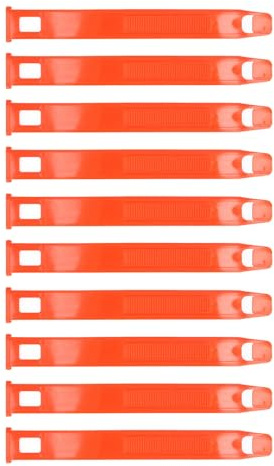 10pcs vache podomètre jambes bandes en plastique léger doux bétail podomètre bande de pied pour la ferme