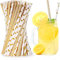 ZORVUJI 100 Pailles Carton Colorées pour Fête de Jardin, Mariage, Baby Shower, Anniversaire