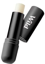 Wild Natural Refillable Lip Balm Starter Kit - Includes Black Aluminium Case & 3 Pack Lip Balm Refills in a Variety of Scents - Includes Passionfruit Swirl, Original and Coconut & Vanilla Scents