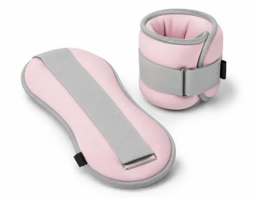 Viktade Fotleds- och Handledsvikter Set Justerbara 0,3-2kg | Justerbar Rem, Hemmaträning, Fitness, Yoga