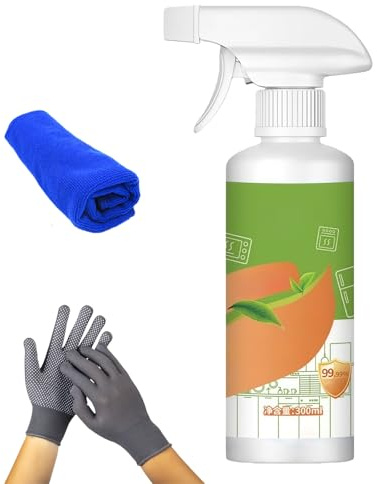 Electrolyzed Ion Kitchen Cleaner, 300ml Fly Cleanse Natural Kitchen Appliance Spray, Multi-purpose Household and Kitchens Cleaner for Oven, Stove, Range Hood & Appliances (1Pcs, 300ml)