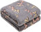 Kanguru Plaid Glow Phosphorescent Papillon Glow in The Dark, Super Doux, Confortable, Couverture Polaire pour canapé, Plaid Canape, Jeté de lit, Adultes et Enfants, Couleur Rose/Gris 130 x 150 cm