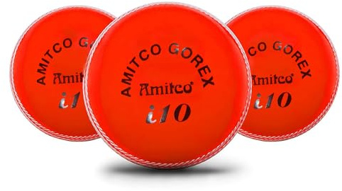 Onekbhalo Cricket Rubber Ball (Multicolour) - Pack of 3 Balls