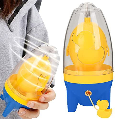 BAOK Shaker manuale per uova | Portable Golden Egg Maker, albume d'uovo e tuorlo spin Mixer Egg Scrambler con affettatrice e coulisse per realizzare uova dorate sode