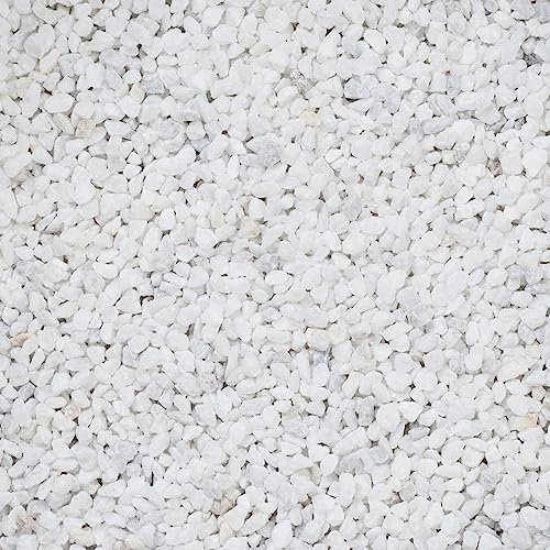 Matches21 - Decorazione per vasi grossolani – 5 kg di sabbia decorativa bianca – Granulato decorativo grossolano per una bella decorazione per la casa