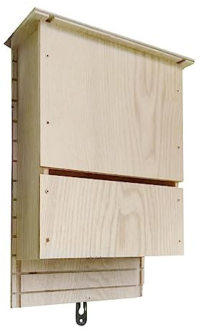 Stronrive Chauve-Souris en Bois - Abri en Bois pour Chauves-Souris,Décoration en Bois réutilisable boîte Chauve-Souris pour l'hibernation, nid Chauve-Souris en Bois