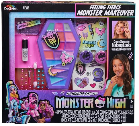 CRA-Z-ART Monster High Feeling Fierce Monster Makeover Make up set for children aged 8 and over
