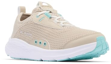 Columbia Womens PFG Castback Non Slip Boat Shoe, Fossil/Spray, 9