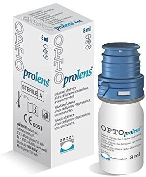 Soluzione oftalmica OPTOprolens a base di lipidure e hipromellosa 1 flacone multidose da 8ml con tecnologia OSD senza conservanti