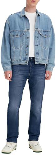 Levi's Vaqueros para Hombre 501 Original Fit, Dark Indigo Worn, 33W / 32L