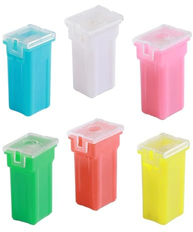 Flaconi 12PCS Fusible Voiture,12V-24V Fusibles pour Auto,Ensemble de Fusibles de Voiture,20A/25A/30A/40A/50A/60A Fusible de Mini-Voiture,Convient aux Voitures,Camions,SUV (Haut)