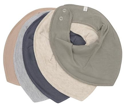 Pippi Babywear - Salviette triangolari, confezione da 5, Bosco, Taglia unica