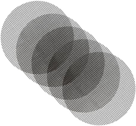 Restaurantware Grill Mesh Mats Pack of 5 Non-Stick 11.8 Round Reusable Barbecue Grilling Mats for Indoor and Outdoor Use, BBQ Accessories Dishwashable for Gas, Charcoal, Electric Grills