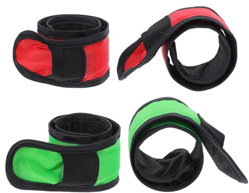 BESPORTBLE 4piezas Bandas LED para Patas de Caballo Vendajes para Piernas de Caballo Lavables Equipo para Montar Alta Visibilidad Correas de Tobillo LED para Banda para Decorativa