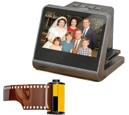 Negativ Och Diabild Scanner Med 5 Tum LCD Skärm, Digital Filmskanner För Färg Och Svartvita Filmer 35mm 135 110 126KPK