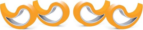 Stoppy, Stoppi, Fensterstopper, Türstopper, Türkeil, Türhaken, Fensterklammer, 4er Set (erhältlich in 14 Farben) (orange)