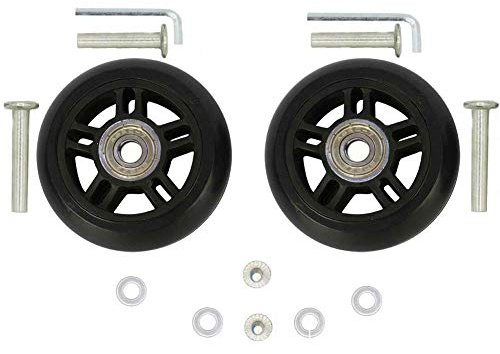 ORO Valise Roues de Rechange 1 Paire de roulettes de Rechange pour Bagages, Extérieur Inline Skate Ou Roller 84 * 24mm Diamètre intérieur 8mm