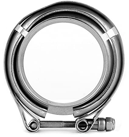 2.75 pulgadas Turbo tubo de escape de acero inoxidable V-Band Clamp 2pcs Brida Kit para Kit de sujeción de escape Bri