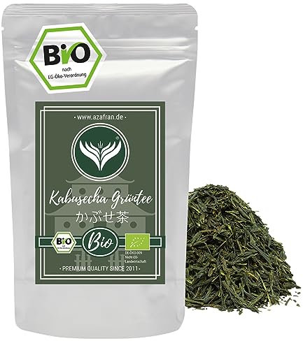Azafran BIO Kabuse Sencha Grüntee, japanischer Kabusecha, Grüner Tee lose Japan 250g
