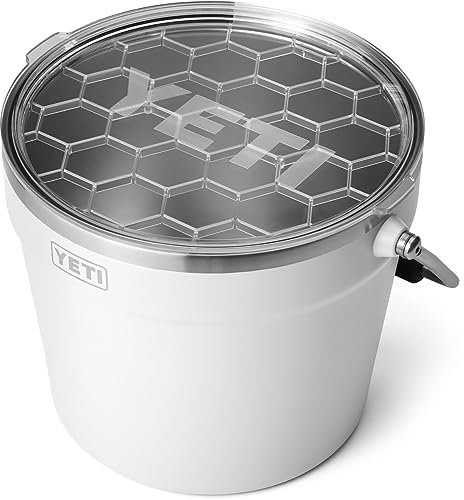 YETI Rambler 7.6L Beverage & Ice Bucket with Lid, White
