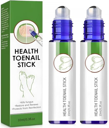 2pcs Nailshield Anti Fungal Stick, 20ml Nail Shield Stick Roll On, Monsalife Natural Nail Strengthener for Damaged Nails