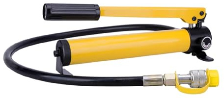 Pompa idraulica Manuale con capacità di stoccaggio dell'olio di 2800 CC, CP-800, Pompa Manuale con manometro antivibrazione, Pompa idraulica con filettature ZG3/8 (CP-180)