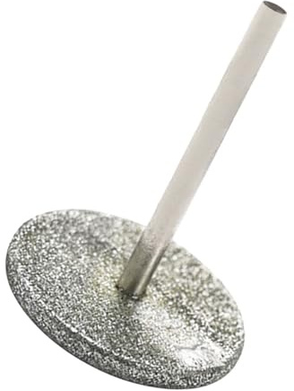 Mikinona Stainless Steel Nail Sanding Disc Drill Bit Flat Nail Art Buffer and Polishing Tool for Edge Shaping Cuticle Cleaning Manicure Pedicure Accessory