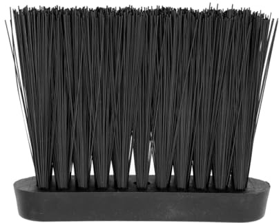 NIYANGLE Cabezal de Recambio para Cepillo de Chimenea con Mango Ergonómico Escoba de Mano para Limpieza de Cenizas Estufas y Chimeneas Estilo Europeo Resistente y Duradero para