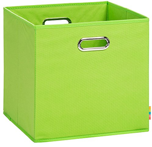 Aufbewahrungsbox LEA - Faltbox - Korb - 33x33x33 cm - (Apfelgrün)