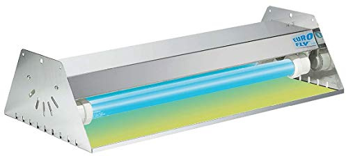 TRAPPOLA LAMPADA INSETTICIDA MOSCHE EUROFLY 2X20 W ACCIAIO INOX COPRE 250 MQ