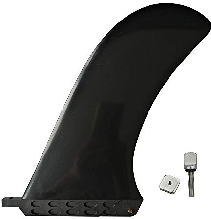 UP100 6.5/7.5/8/9/9.5/10 Pulgada Longboard & Sup Single Aleta - Aleta Central para Tablas de Surf y Tablas de Paleta con Tornillo Inteligente (9.5 Pulgada)
