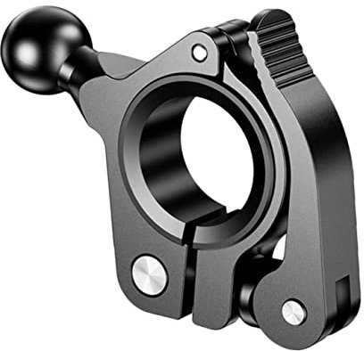 BESTYASH Base De Support De Téléphone pour Moto 25mm Boule, Alliage D'aluminium, Montage pour Guidon, Compatible Vélo Et Scooter, Usage Extérieur Polyvalent