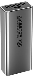 XikeStor Adaptador USB4 a 10GbE | Convertidor Ethernet Compatible Thunderbolt 3/4 | Tarjeta LAN RJ45 10G Base-T para portátil & PC | Solución Gaming Alta Velocidad & Redes Pro (USB 3.2 to 10G RJ45)