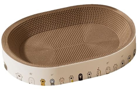 Poste rascador para gatos, diseño de doble función, 45 x 31 x 10 cm, 50 x 36 x 10 cm, tapete para gatos para interiores, almohadilla para rascar gatos, cómodo lugar de descanso, para apartamentos