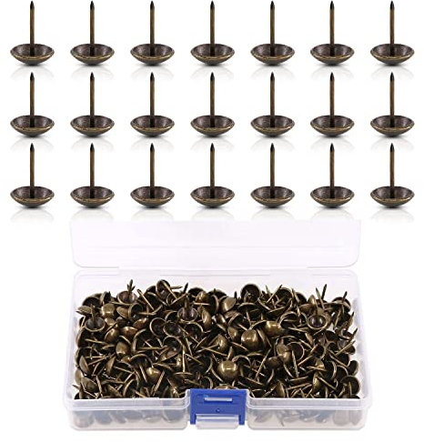 ✮GARANTIE A VIE✮-CZ Store®- Clou tapissier|150 PCS|✮✮Marque Française✮✮-clou tapisserie 17X11 MM-clou tapissier bronze pour fauteuil/meubles/lit-clou vintage decoratif