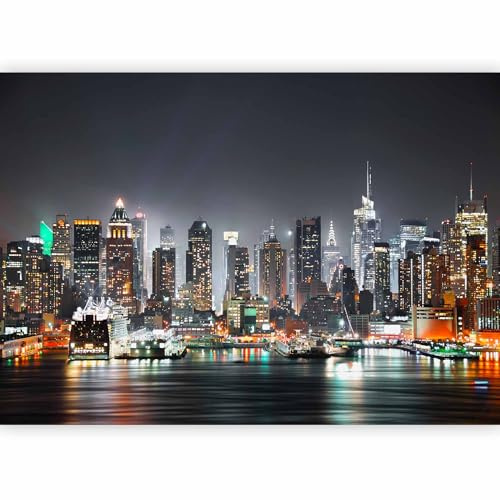 murando - Carta da Parati Adesiva 392x280 cm Fotomurali Adesivi Murali Rivestimento Parete Moderna per Pareti Adesiva Muro Decorativo Fotomurale Soggiorno NYC citta New York d-B-0034-a-c