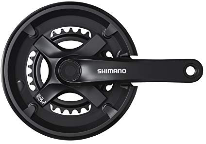 SHIMANO Unisex – Erwachsene FC-TY501 Kurbelsatz, Black, 175mm