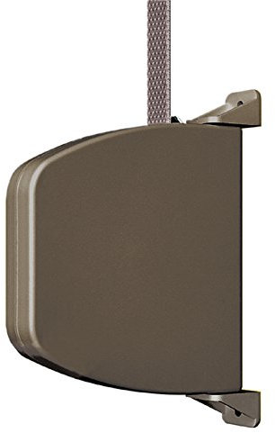 3er-Set Schellenberg 50504 Gurtwickler Aufschraubwickler zur Aufputzmontage, System Mini, inkl. vormontiertem Rolladengurt 14 mm x 5 m Länge), Aufputz, 180° schwenkbar