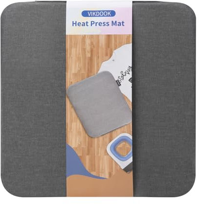 VIKDOOK Heat Press Mat Easy Press Mat Kompatibel mit Cricut Easypress 2 8X10 12X12 Matte für T-Shirt HTV Vinyl Craft Bügeltransferprojekte