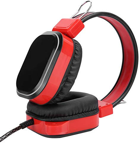 Zunate T Opiky Casque de Jeu avec Microphone, Son Stéréo Casque de Jeu Filaire USB pour Ordinateur de Bureau/Ordinateur Portable/PC/, Casque RVB pour Jeux de Sport