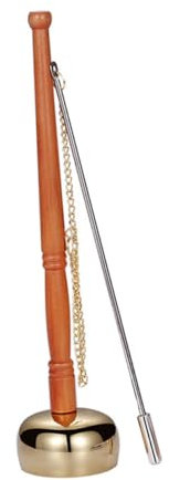 DIKACA Traditioneller Buddhismus Yin-qing-glocke Handgefertigtes Kupfer-glockenspiel Für Meditation Und Buddhistische Zeremonien Für Rituale